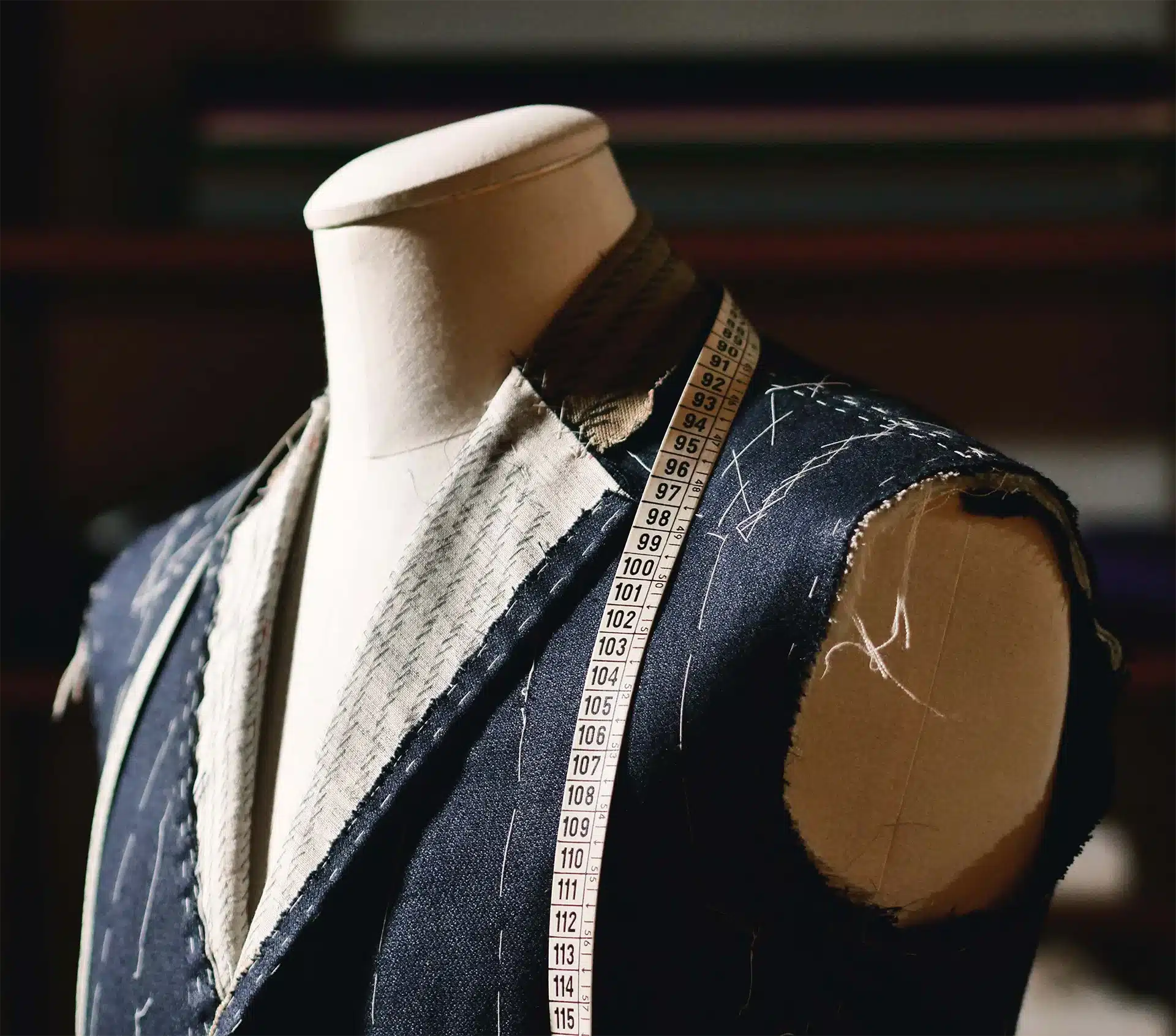 Salvatore Fine Tailoring brand identity, label design