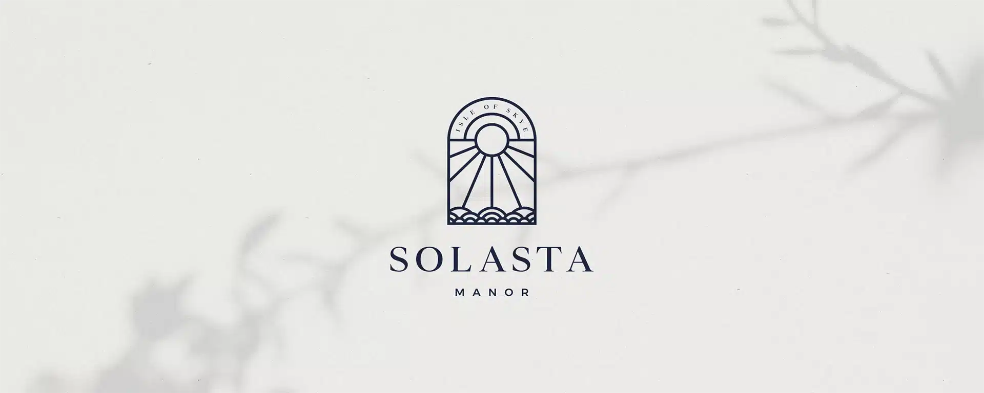 Solasta Manor boutique hotel brand identity design by Anuj Ghimire