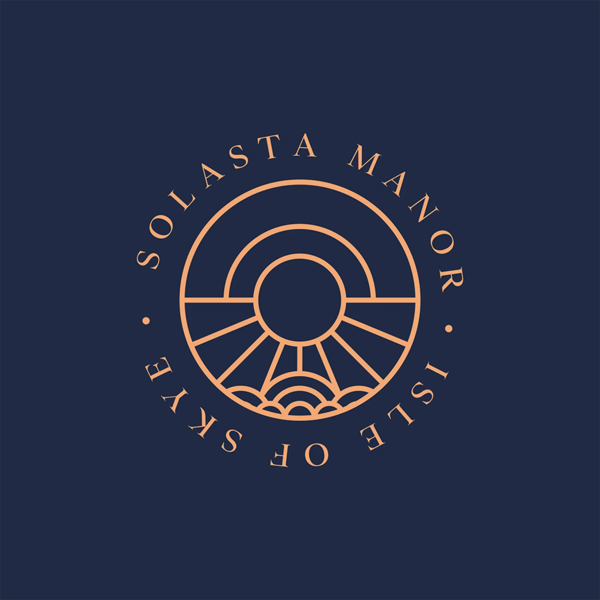 Solasta Manor boutique hotel brand identity, brand mark